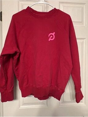Spiritual Gangster Red Peloton Logo Crewneck Sweatshirt - Women's Sweatshirt